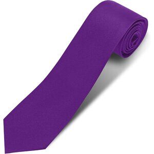 Men's Purple Solid Pure Color 3.15" (8cm) Necktie Plain Formal Business Ties